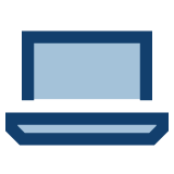 Open laptop computer Hovered