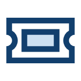 Ticket - dark blue