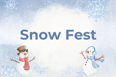 Snow Fest with snowmen 