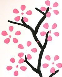 cherry blossom art