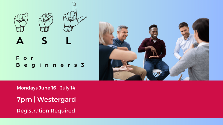 students practicing ASL